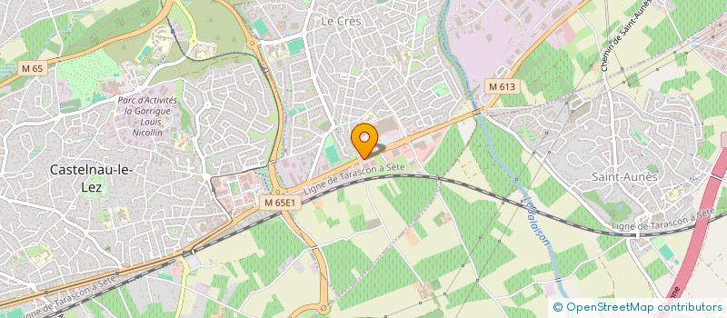 localisation de l'entreprise SCI DE L ADRET à LE CRES