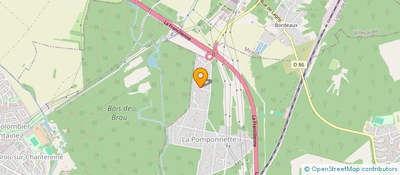 localisation de l'entreprise SCI DE L'ADRET à POMPONNE