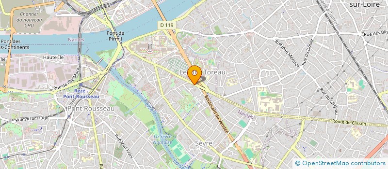 localisation de l'entreprise SCI DE L'ADRIATICA à NANTES