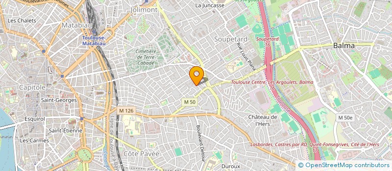 localisation de l'entreprise SCI DE L'ADY à TOULOUSE