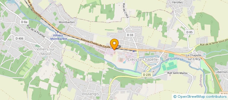 localisation de l'entreprise SCI DE L'AEROCLUB  CRECY-LA-CHAPELLE