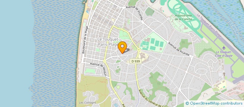 localisation de l'entreprise SCI DE L'AERODROME à LE TOUQUET-PARIS-PLAGE