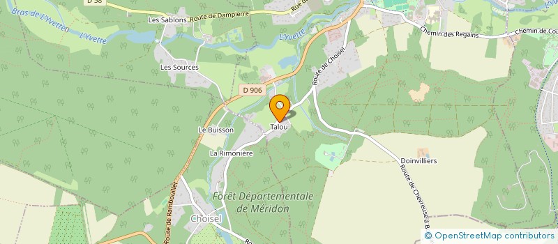 localisation de l'entreprise SCI DE L'AERODROME  CHEVREUSE