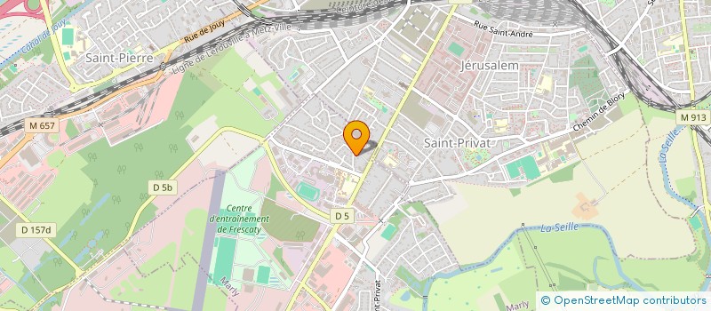 localisation de l'entreprise SCI DE L AEROGARE  MARLY
