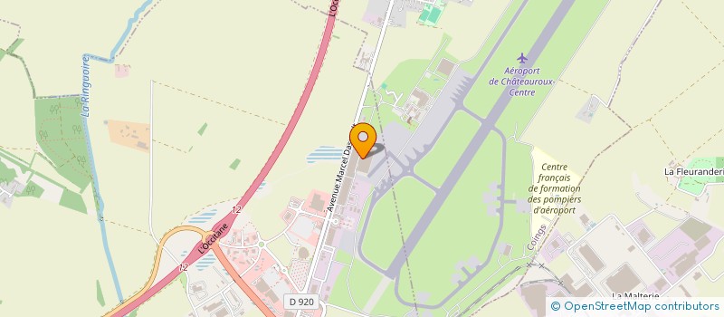 localisation de l'entreprise SCI DE L AEROPORT à DEOLS