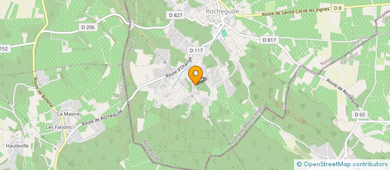 localisation de l'entreprise SCI DE L'AFTER  ROCHEGUDE