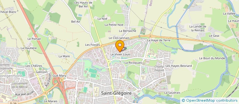 localisation de l'entreprise SCI DE L'AGATE BLEUE à PACE