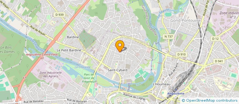 localisation de l'entreprise SCI DE L AGENCE à ANGOULEME