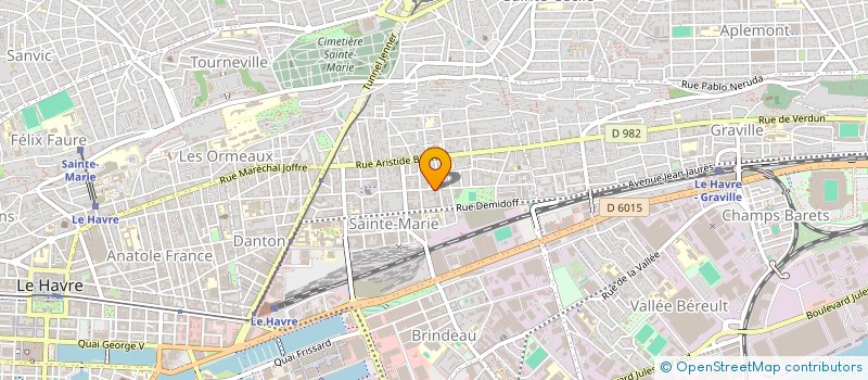 localisation de l'entreprise SCI DE L'AGENCE à LE HAVRE