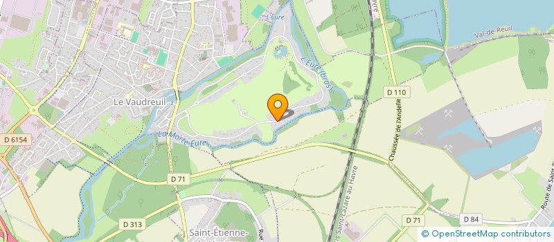 localisation de l'entreprise SCI DE L'AGENCE DE NANTES  LE VAUDREUIL