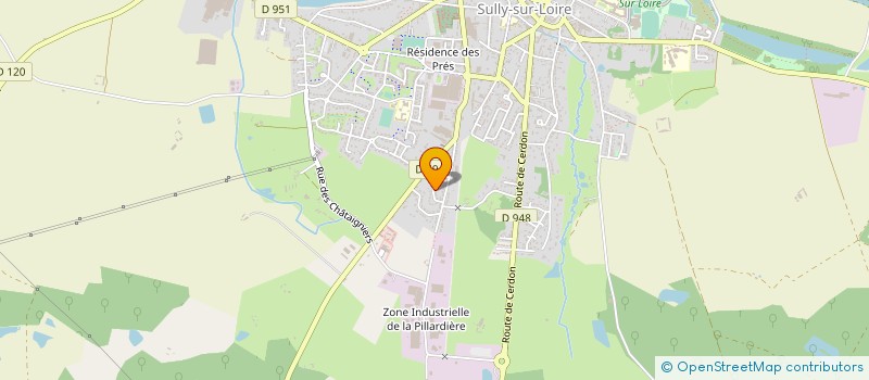localisation de l'entreprise SCI DE L AGHOUDERA à SULLY-SUR-LOIRE