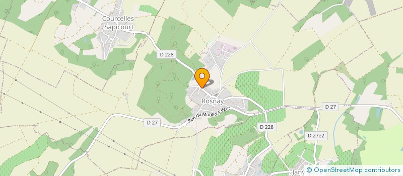 localisation de l'entreprise SCI DE L'AIGLE à ROSNAY