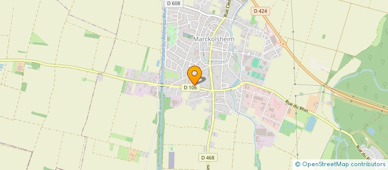 localisation de l'entreprise SCI DE L'AIGLE  MARCKOLSHEIM