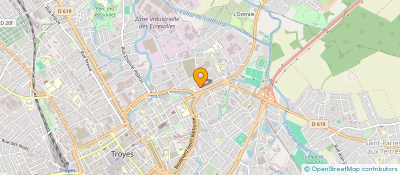localisation de l'entreprise SCI DE L'AIGLE à TROYES