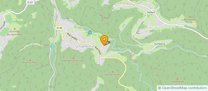 localisation de l'entreprise SCI DE L'AIGLE  DABO