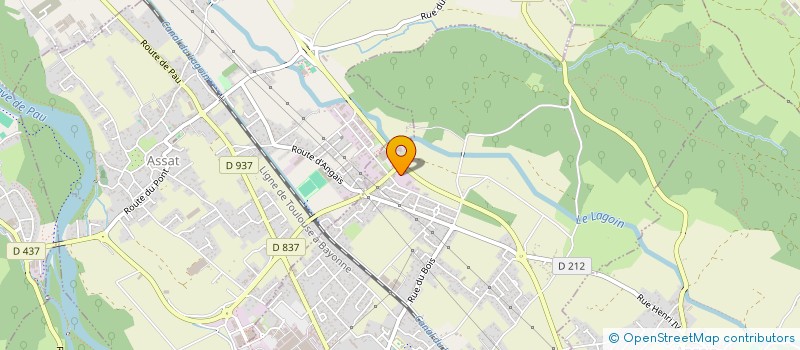 localisation de l'entreprise SCI DE L'AIGLE  BORDES