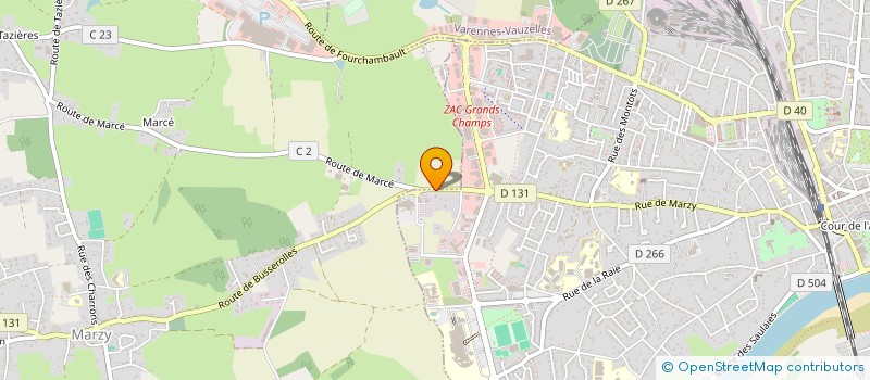localisation de l'entreprise SCI DE L'AIGUILLON à NEVERS