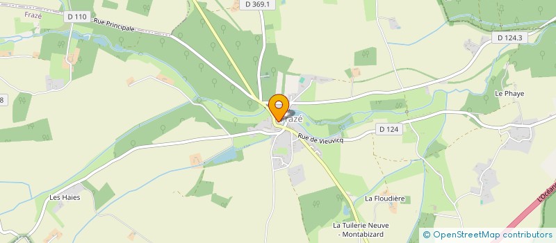 localisation de l'entreprise SCI DE L'AILE EST DU CHATEAU DE FRAZE à FRAZE