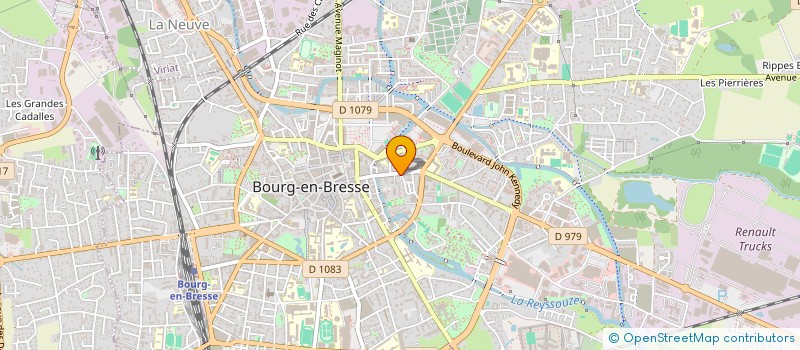 localisation de l'entreprise SCI DE L'AIN à BOURG-EN-BRESSE