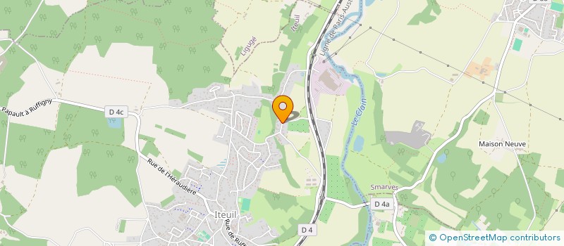 localisation de l'entreprise SCI DE L'AIR MARIN  LIGUGE