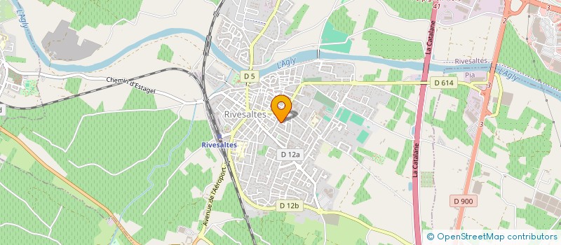 localisation de l'entreprise SCI DE L'AIRE  SALSES-LE-CHATEAU