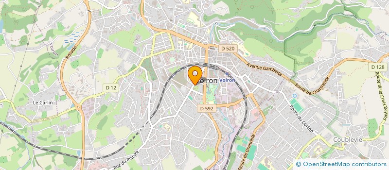localisation de l'entreprise SCI DE L'AIRETTE à VOIRON