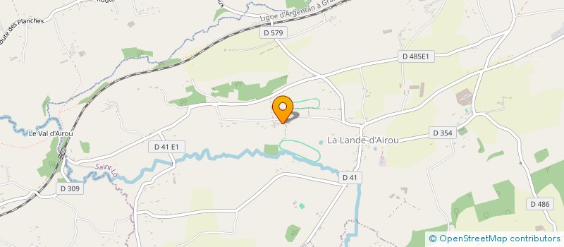 localisation de l'entreprise SCI DE L'AIROU  LA LANDE-D'AIROU