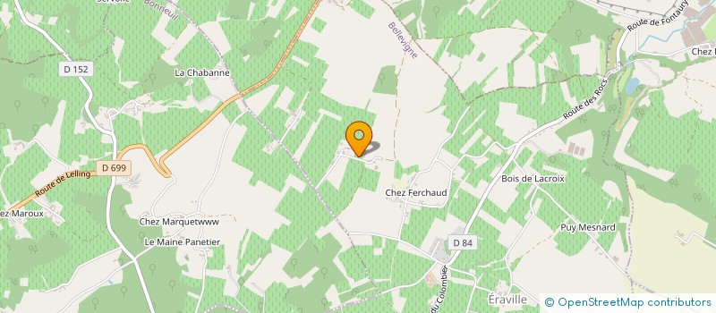 localisation de l'entreprise SCI DE L AJASSON à BELLEVIGNE