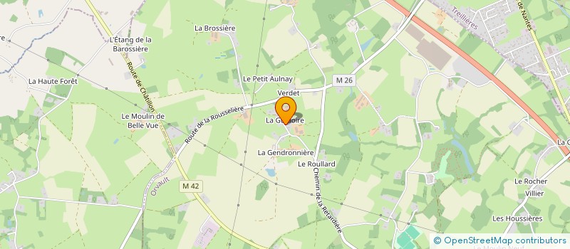 localisation de l'entreprise SCI DE L ALAMBIC à ORVAULT
