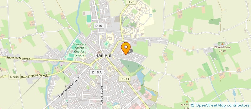 localisation de l'entreprise SCI DE L'ALBATROS à BAILLEUL
