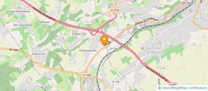 localisation de l'entreprise SCI DE L'ALGARVE  MOIRANS