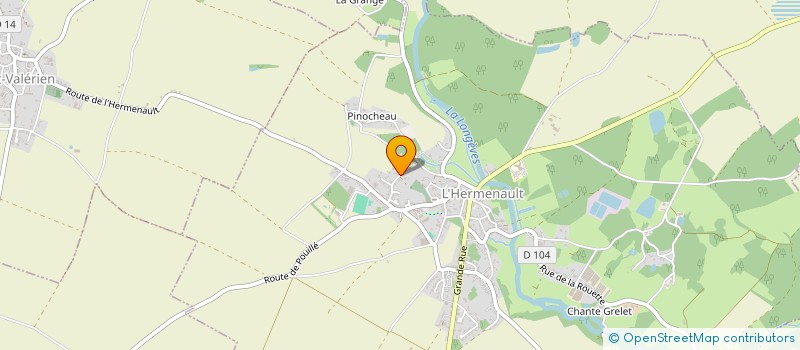 localisation de l'entreprise SCI DE L'ALGARVE  L'HERMENAULT