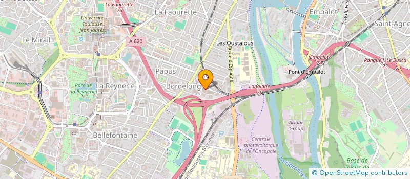 localisation de l'entreprise SCI DE L'ALIANCE à TOULOUSE