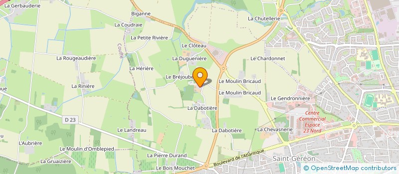 localisation de l'entreprise SCI DE L'ALLEE  ANCENIS-SAINT-GEREON