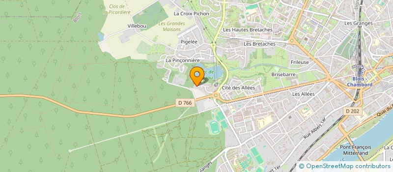 localisation de l'entreprise SCI DE L'ALLEE DE LA PINCONNIERE  BLOIS