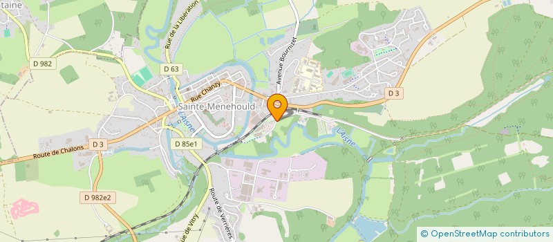 localisation de l'entreprise SCI DE L'ALLEE DES COULEURS à VERDUN