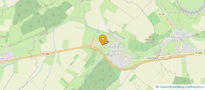 localisation de l'entreprise SCI DE L'ALLEE DU BOIS DES Z'ETRES  ROUVRES-EN-XAINTOIS