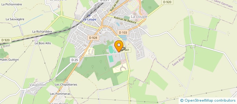 localisation de l'entreprise SCI DE L ALLEE DU PARC à LA LOUPE