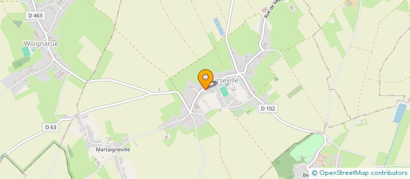 localisation de l'entreprise SCI DE L'ALLEE DU PUITS  BOURSEVILLE