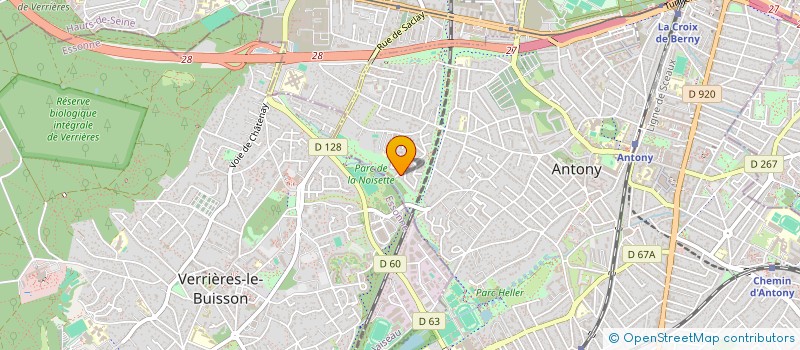 localisation de l'entreprise SCI DE L'ALLEE DU RUISSEAU à ANTONY