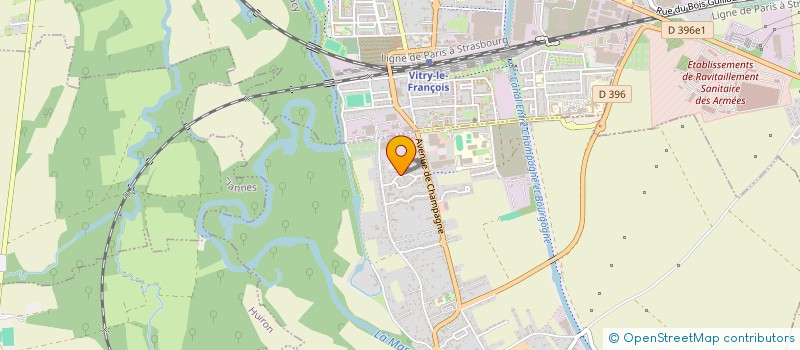 localisation de l'entreprise SCI DE L'ALLIANCE  FRIGNICOURT