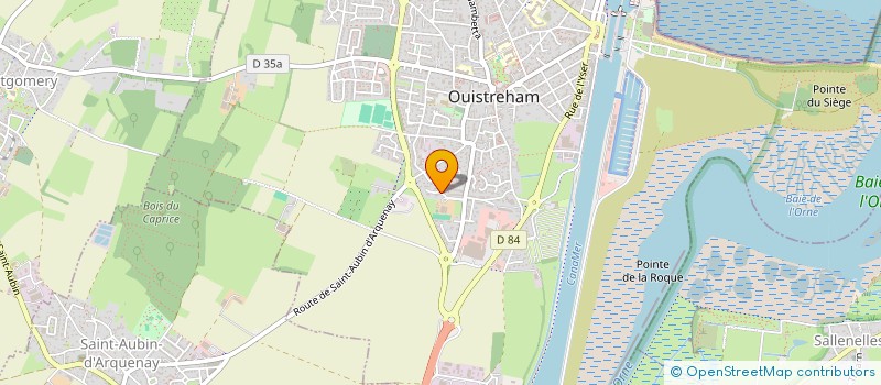 localisation de l'entreprise SCI DE L'ALLIANCE  OUISTREHAM