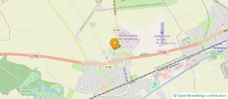 localisation de l'entreprise SCI DE L'ALLIANCE  VITRY-EN-ARTOIS