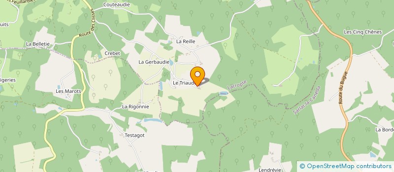 localisation de l'entreprise SCI DE L ALLIER  VEYRINES-DE-VERGT