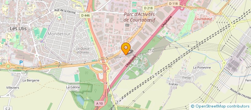 localisation de l'entreprise SCI DE L ALLONDON à LES ULIS