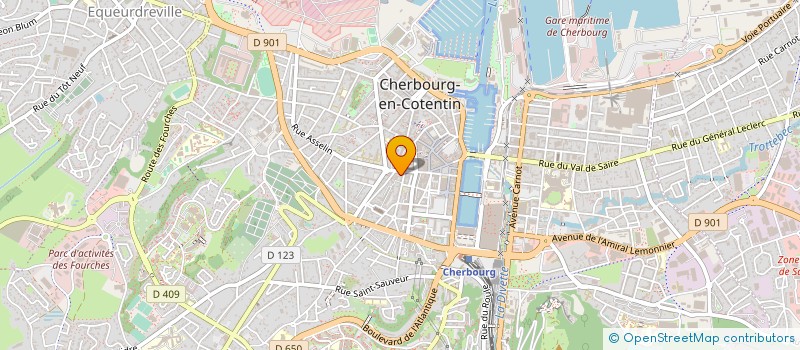 localisation de l'entreprise SCI DE L'ALMA  RAUVILLE-LA-BIGOT