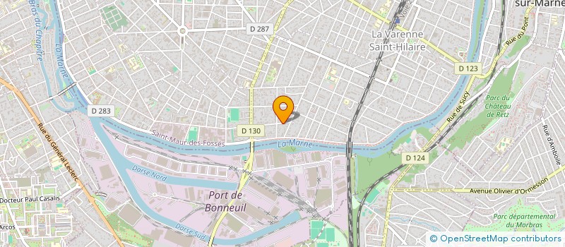 localisation de l'entreprise SCI DE L'ALMA à SAINT-MAUR-DES-FOSSES