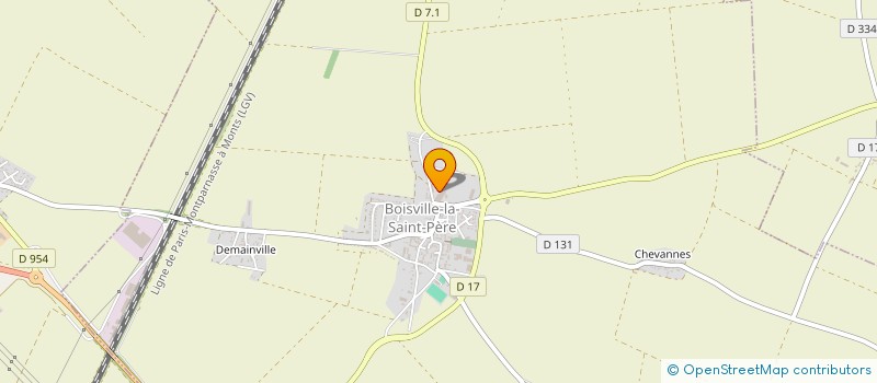 localisation de l'entreprise SCI DE L'ALNELOIS à BOISVILLE-LA-SAINT-PERE