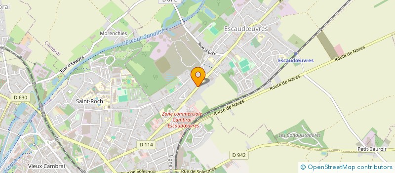 localisation de l'entreprise SCI DE L'ALOUETTE  ESCAUDUVRES