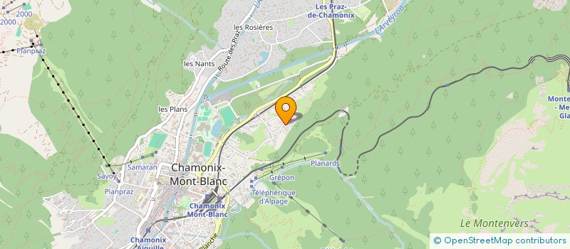 localisation de l'entreprise SCI DE L ALPE à CHAMONIX-MONT-BLANC